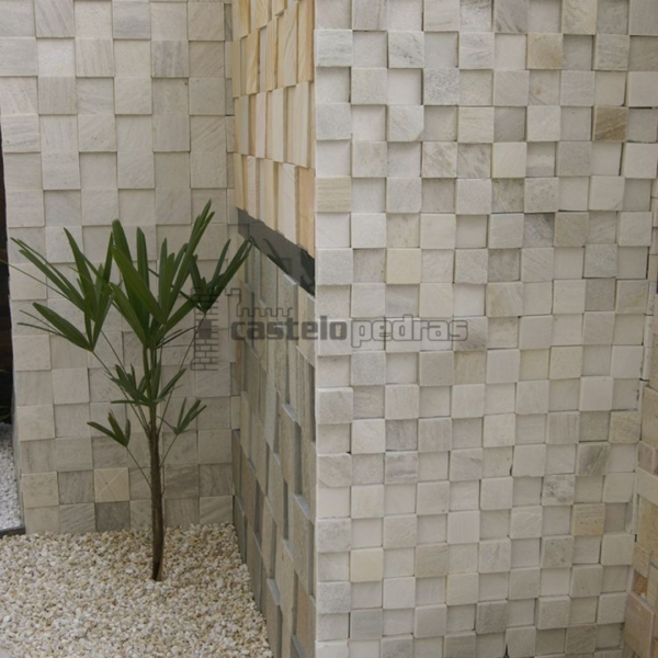 Mosaico de São Tomé Branco Telado - Image 3