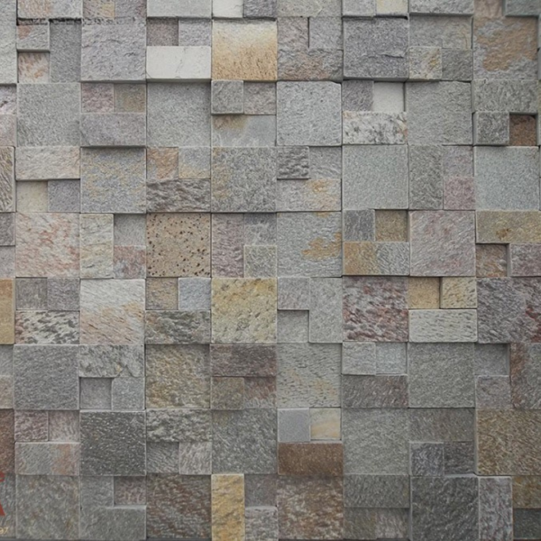 Mosaico de Pedra Luminárias